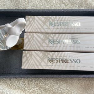 3 sleeves nespresso VL tropical coconut pods